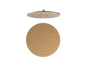 Hoofddouche Uniforma Regendouche 30cm Mat Bruin Brons (PVD-Gecoat)