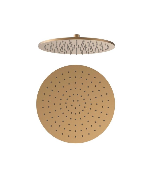 Hoofddouche Uniforma Regendouche 30cm Mat Bruin Brons (PVD-Gecoat)