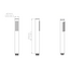 Handdouche Staafmodel Aloni Uniforma Mat Bruin Brons ( PVD-gecoat)