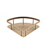 Doucherekje Uniforma Mat Bruin Brons - PVD-gecoat Hoekmodel 22x7x22 cm