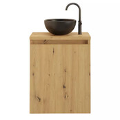 Toiletmeubel Gliss Echo Artisan Eiken 40x50cm met toppaneel