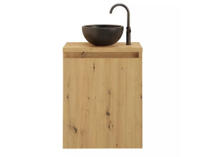 Toiletmeubel Gliss Echo Artisan Eiken 40x50cm met toppaneel