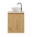 Toiletmeubel Gliss Echo Artisan Eiken 40x50cm met toppaneel