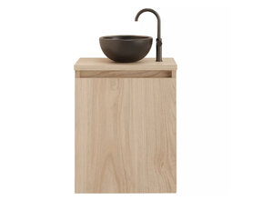 Toiletmeubel Gliss Echo Kastanje 40x50cm met toppaneel