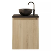 Toiletmeubel Gliss Echo Evoke 40x50cm met toppaneel Wit