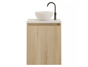 Toiletmeubel Gliss Echo Evoke 40x50cm met toppaneel Wit