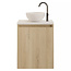 GLISS DESIGN Toiletmeubel Gliss Echo Evoke 40x50cm met toppaneel Wit