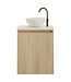 Toiletmeubel Gliss Echo Evoke 40x50cm met toppaneel Zwart