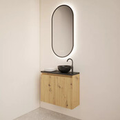 Toiletmeubel Gliss Echo Artisan Eiken 60x50cm met toppaneel
