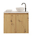 Toiletmeubel Gliss Echo Artisan Eiken 60x50cm met toppaneel