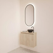 Toiletmeubel Gliss Echo Kastanje 60x50cm met toppaneel