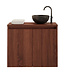 Toiletmeubel Gliss Echo Choco Eiken 60x50cm met toppaneel