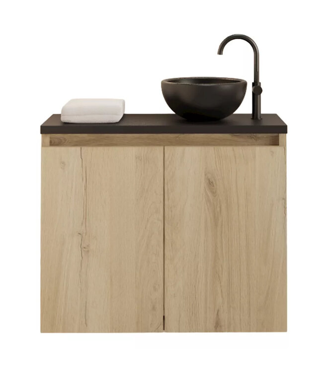 Toiletmeubel Gliss Echo Evoke 60x50cm met toppaneel Wit