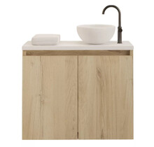Toiletmeubel Gliss Echo Evoke 60x50cm met toppaneel Wit