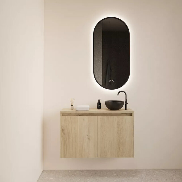 Toiletmeubel Gliss Echo Evoke 80x50cm met toppaneel