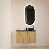 Toiletmeubel Gliss Echo Artisan Eiken 100x50cm met toppaneel