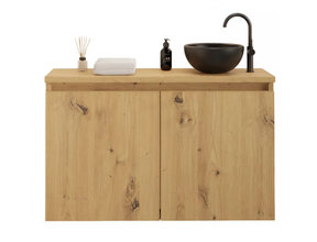 Toiletmeubel Gliss Echo Artisan Eiken 100x50cm met toppaneel