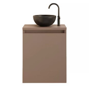 Toiletmeubel Gliss Echo Latte 40x50cm met toppaneel