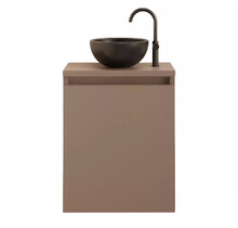 Toiletmeubel Gliss Echo Latte 40x50cm met toppaneel