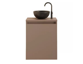 Toiletmeubel Gliss Echo Latte 40x50cm met toppaneel