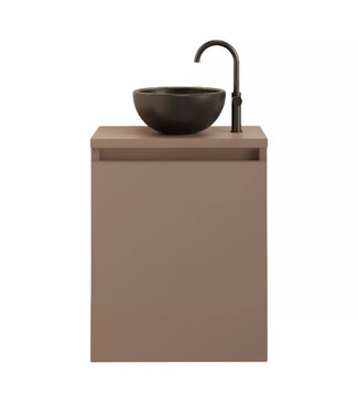 GLISS DESIGN Toiletmeubel Gliss Echo Latte 40x50cm met toppaneel