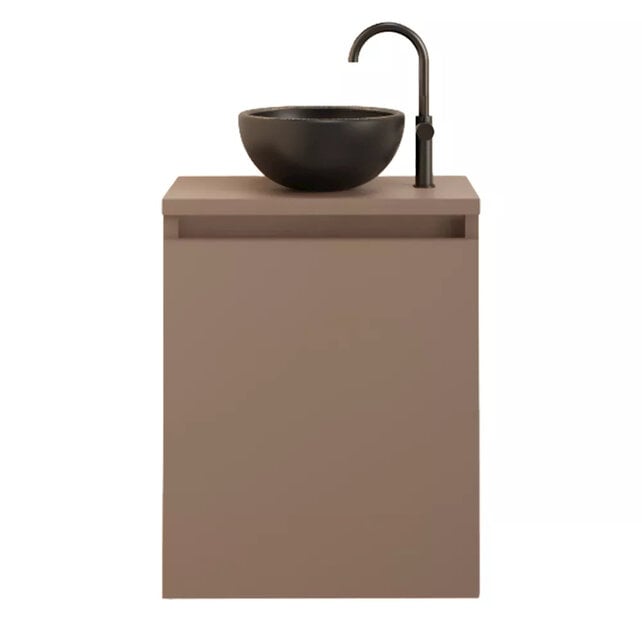 Toiletmeubel Gliss Echo Latte 40x50cm met toppaneel