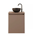 Toiletmeubel Gliss Echo Latte 40x50cm met toppaneel