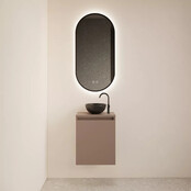 Toiletmeubel Gliss Echo Latte 40x50cm met toppaneel