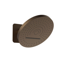 Hoofddouche Tropical Rain Mat Bruin Brons PVD 32cm 2 functies - Inbouw wandmontage