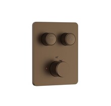 Inbouw Douchekraan Aloni Stria SmartControl Mat Bruin Brons (PVD) - 2-weg Thermostatisch