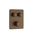 Inbouw Douchekraan Aloni Stria SmartControl Mat Bruin Brons (PVD) - 2-weg Thermostatisch