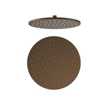 Hoofddouche Uniforma Regendouche 30cm Mat Bruin Brons (PVD-Gecoat)