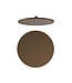 Hoofddouche Uniforma Regendouche 30cm Mat Bruin Brons (PVD-Gecoat)