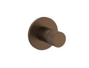 Bidetkraan Stria Mat Bruin Brons - PVD-Gecoat - Inbouw stopkraan voor toilet met bidet