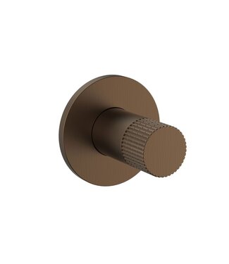 ALONI Bidetkraan Stria Mat Bruin Brons - PVD-Gecoat - Inbouw stopkraan voor toilet met bidet