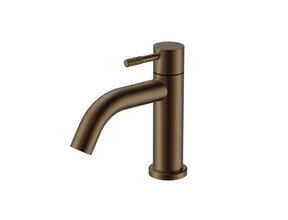 Fonteinkraan Stria Mat Bruin Brons PVD-Coating Opbouw G1/2