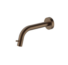 Fonteinkraan Inbouw Stria Mat Bruin Brons inkortbaar Toiletkraan