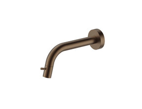 Fonteinkraan Inbouw Stria Mat Bruin Brons inkortbaar Toiletkraan