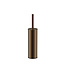 Wc borstel met houder Aloni Stria Mat Bruin Brons PVD-gecoat - Staand / Hangend