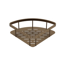 Doucherekje Uniforma Mat Bruin Brons - PVD-gecoat Hoekmodel 22x7x22 cm