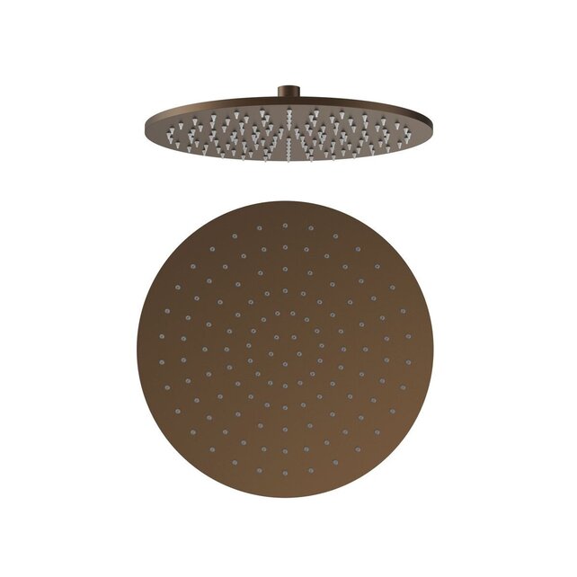 Regendoucheset inbouw Stria Rain 2-weg Plafond Bruin Brons