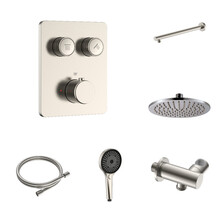 Regendoucheset inbouw Stria Rain SmartControl Wand RVS