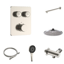 Regendoucheset inbouw Stria Rain SmartControl Wand RVS