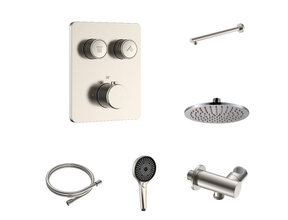 Regendoucheset inbouw Stria Rain SmartControl Wand RVS