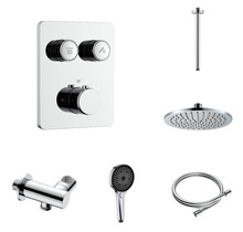 Regendoucheset inbouw Stria Rain SmartControl Plafond Chroom