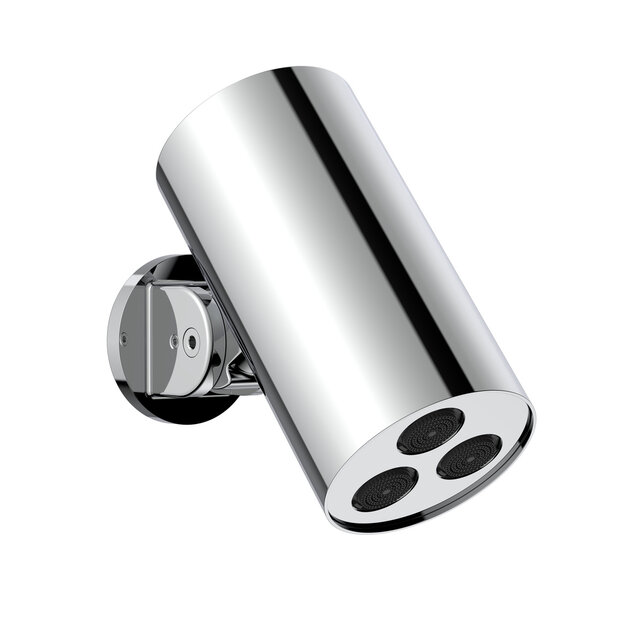 Regendoucheset inbouw Stria Cilinder 2-weg Chroom