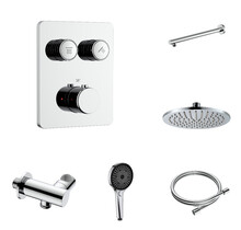Regendoucheset inbouw Stria Rain SmartControl Wand Chroom