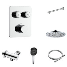 Regendoucheset inbouw Stria Rain SmartControl Wand Chroom