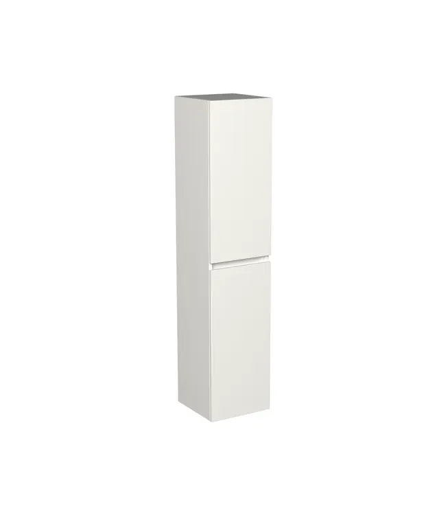 Badkamerkast Lepor Glans Wit 160x35x35cm MDF 2 Deuren Softclose Greeploos