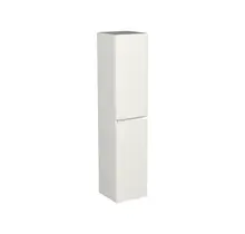 Badkamerkast Lepor Mat Wit 160x35x35cm MDF 2 Deuren Softclose Greeploos